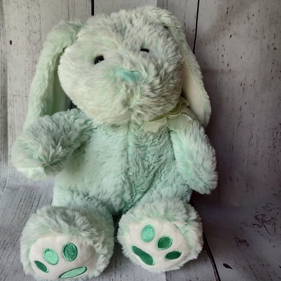 Mint plush stuffed animal bunny green bunny 10' Easter plush - Picture 1 of 6